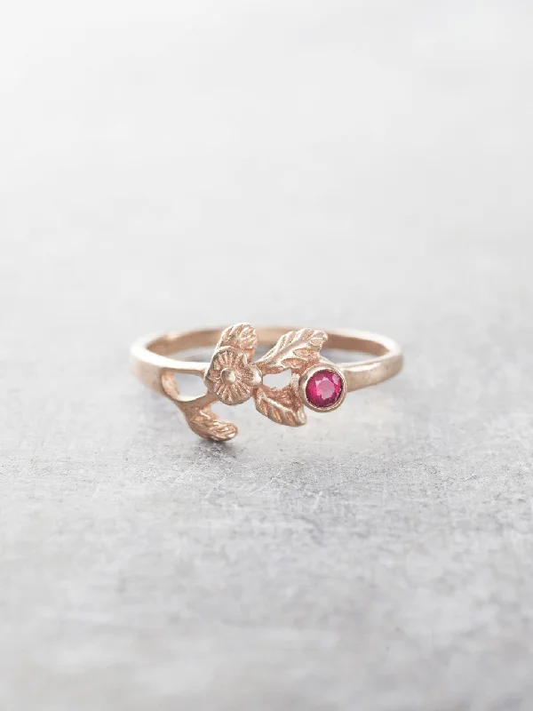 Ruby Kiss Ring