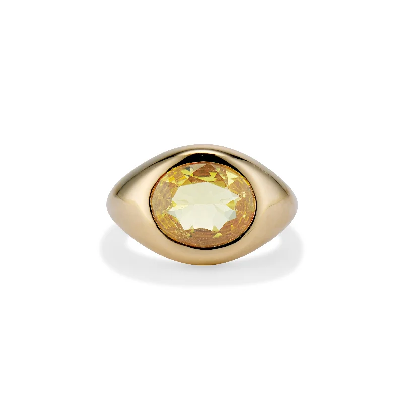 Citrine Bubble Ring