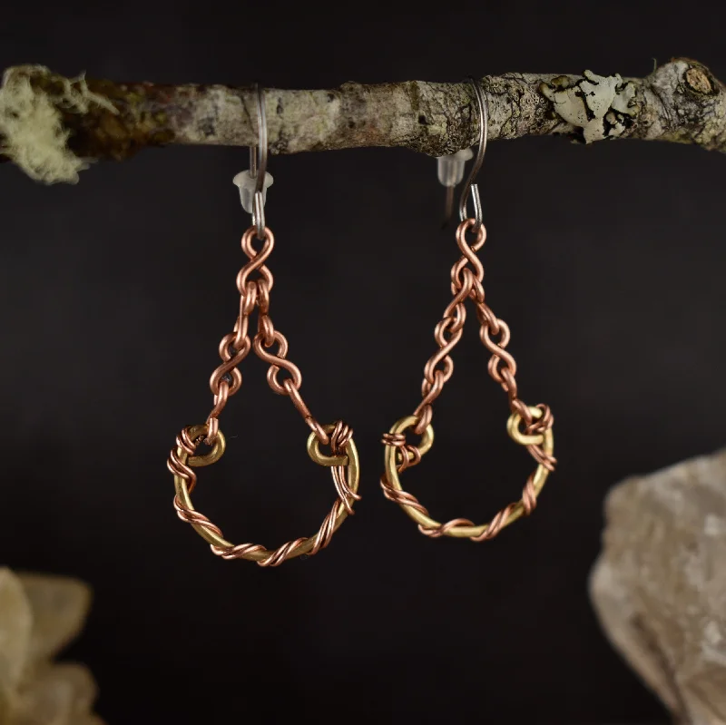 Mixed-Metal Chandelier Earrings | Limited Edition