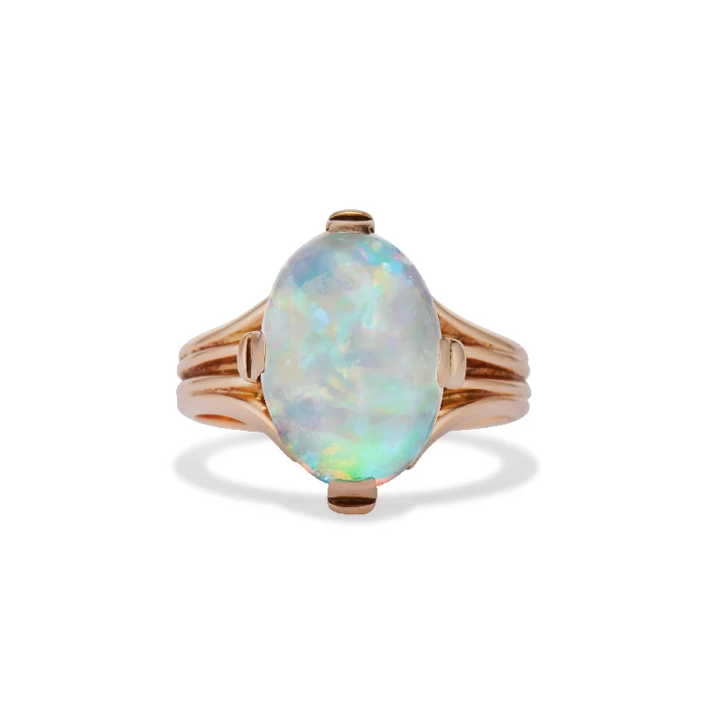 Victorian Opal Solitaire