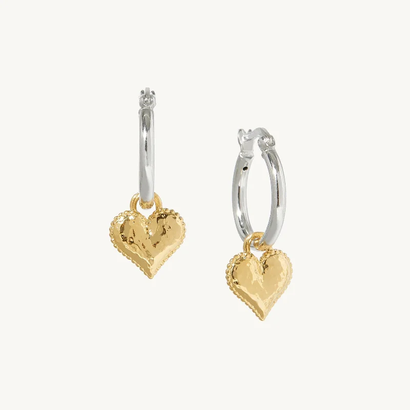 Brandy Heart Earrings