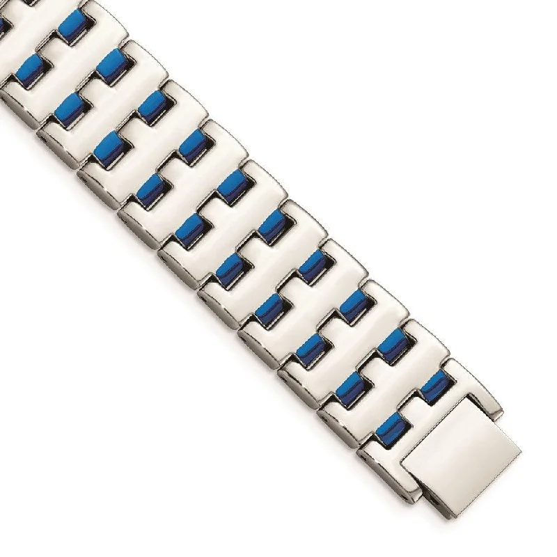 Stainless Steel Blue IP-plated Bracelet