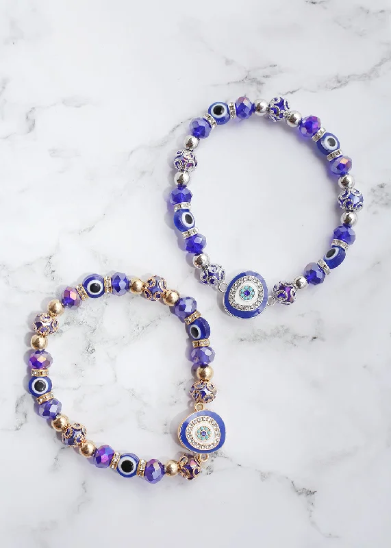 Blue Evil Eye Bracelet