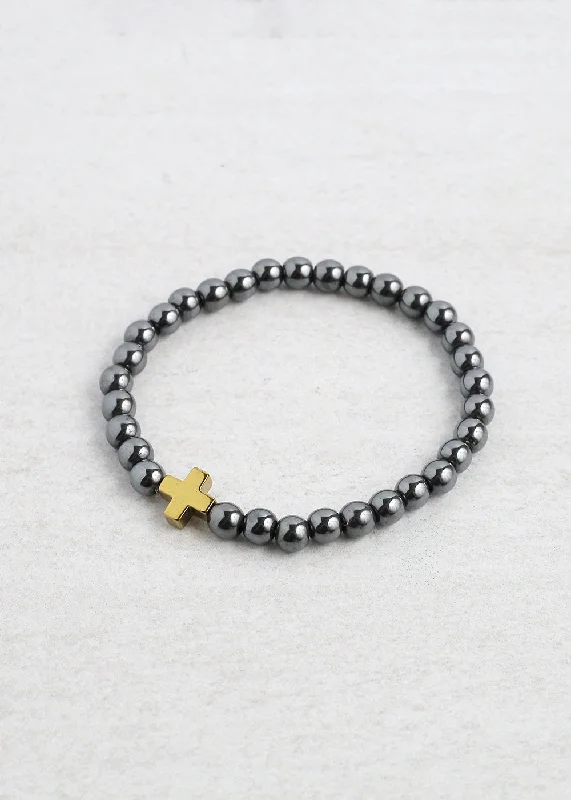 Blessed Cross Beaded Bracelet