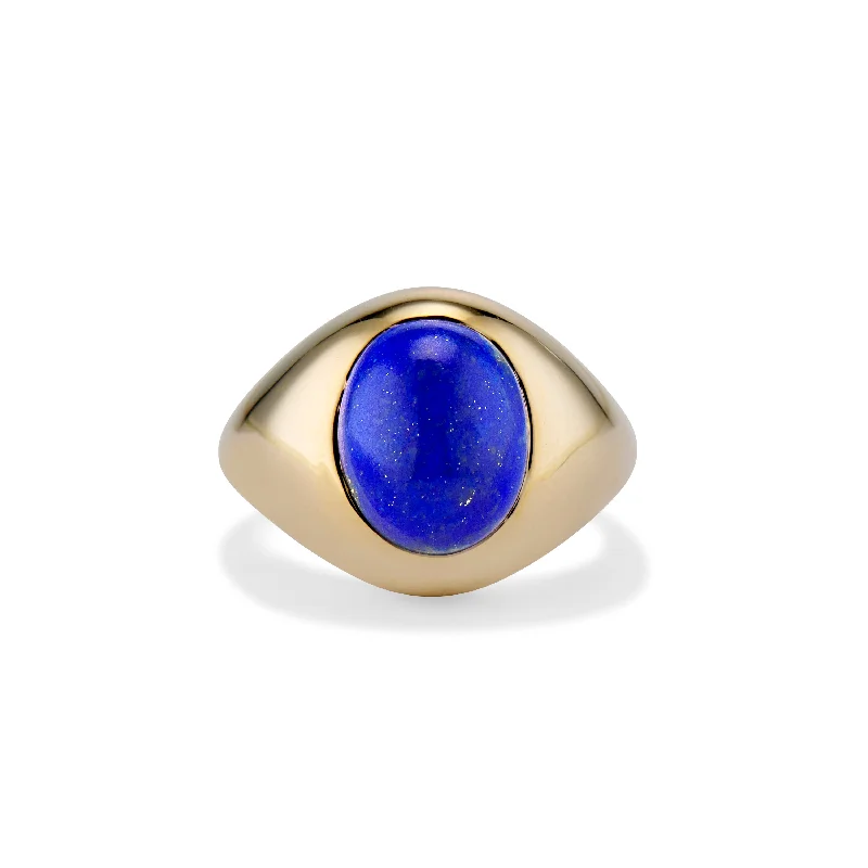 Lapis Lazuli Bubble Ring