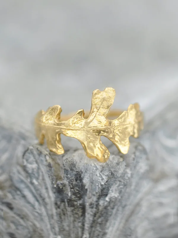 Mighty Oak Leaf Ring