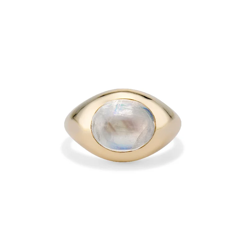 Moonstone Bubble Ring