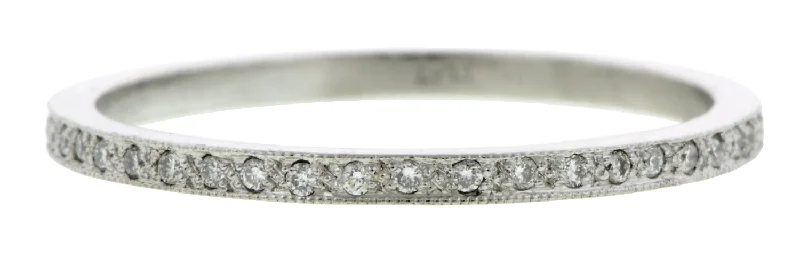 Diamond Eternity Band Ring Platinum