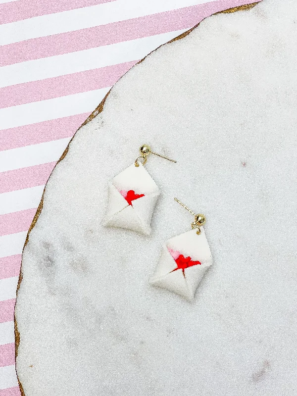 Love Notes Clay Dangle Earrings