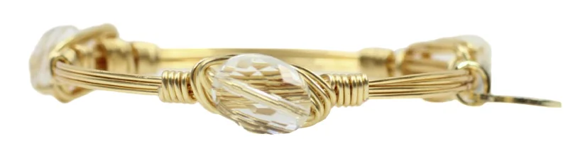 Kids' Clear Iridescent Bangle