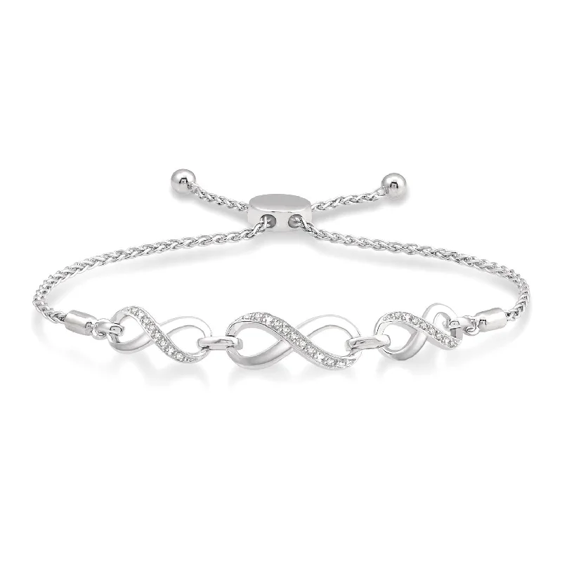 Diamond Infinity Bracelet