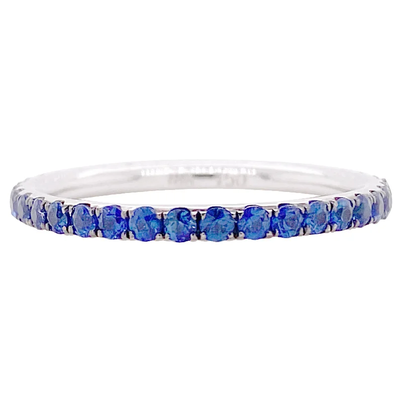 Sapphire Eternity Band