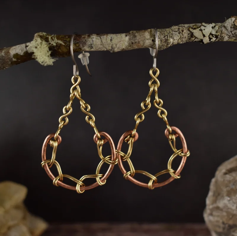 Wire Wrapped Chandelier Earrings | Limited Edition