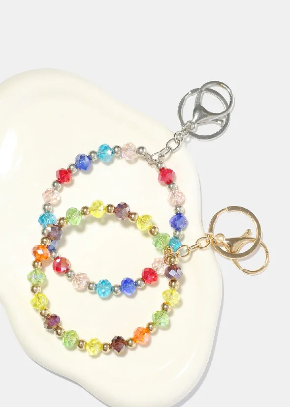 Multi Color Keychain Bracelet