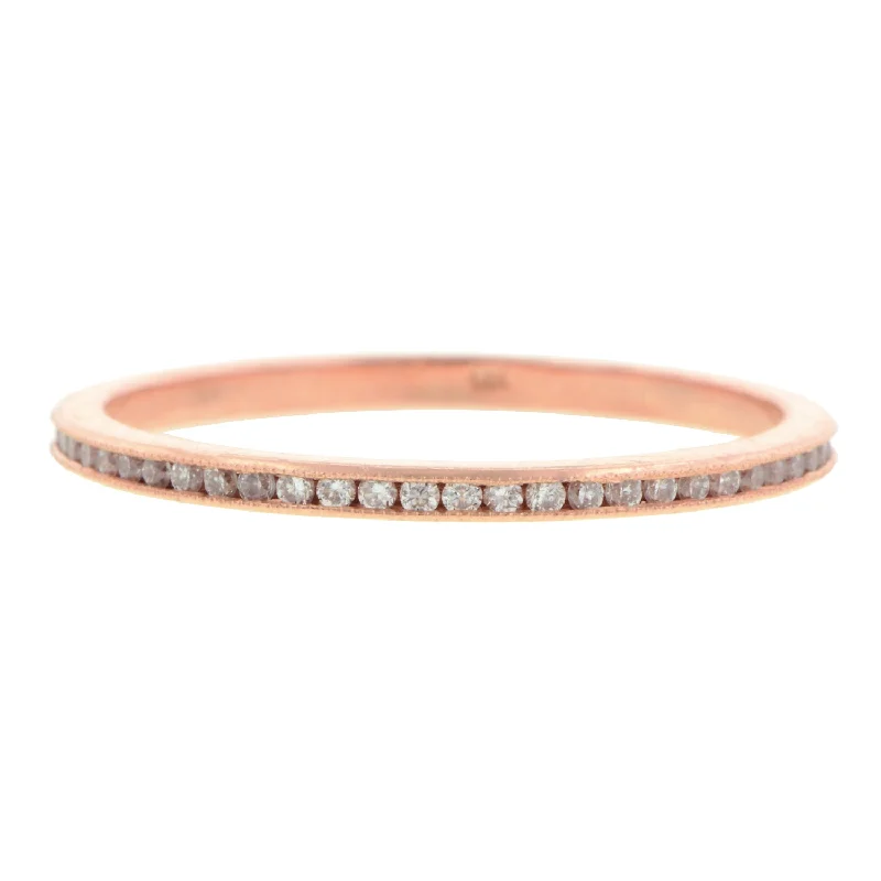 Diamond Eternity Band, 0.25ctw. Pink Gold