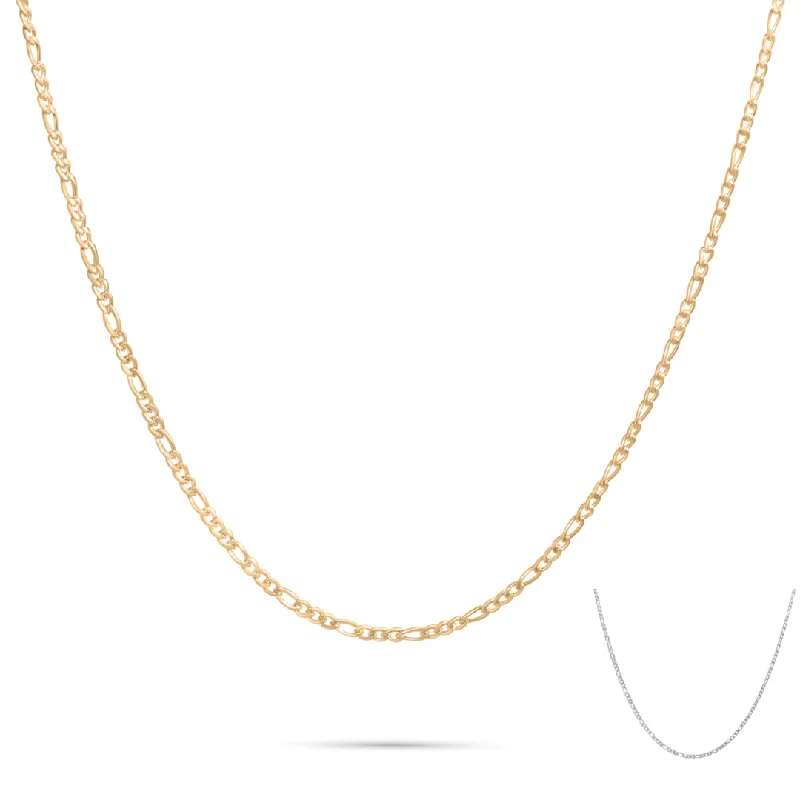 3mm Figaro Chain Necklace