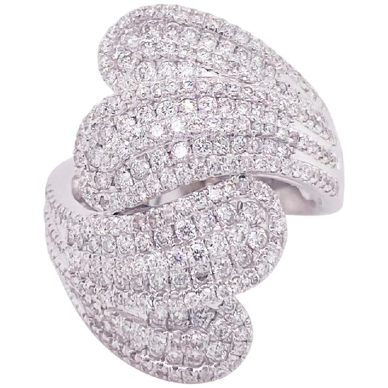 Pave Diamond Statement Ring