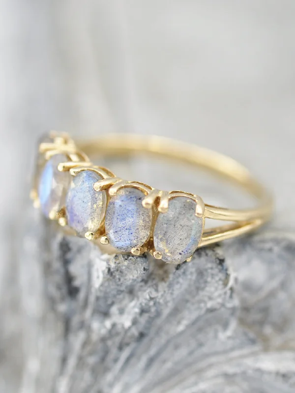 14K Guardian's Gate Ring - Labradorite