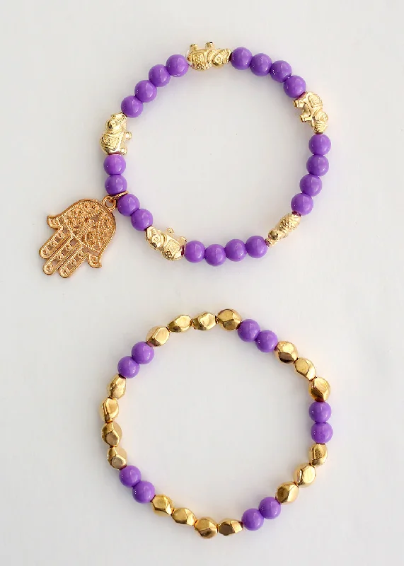 Purple/gold