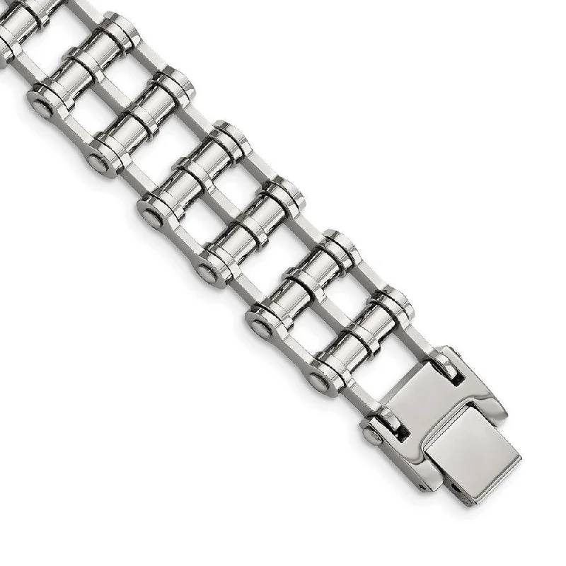 Stainless Steel Polished 8.5in Bracelet