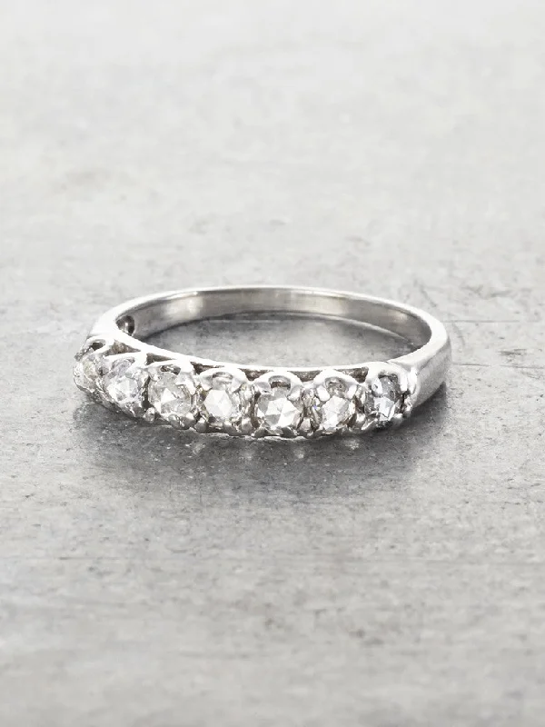 Seven Rosecut Diamond Ring