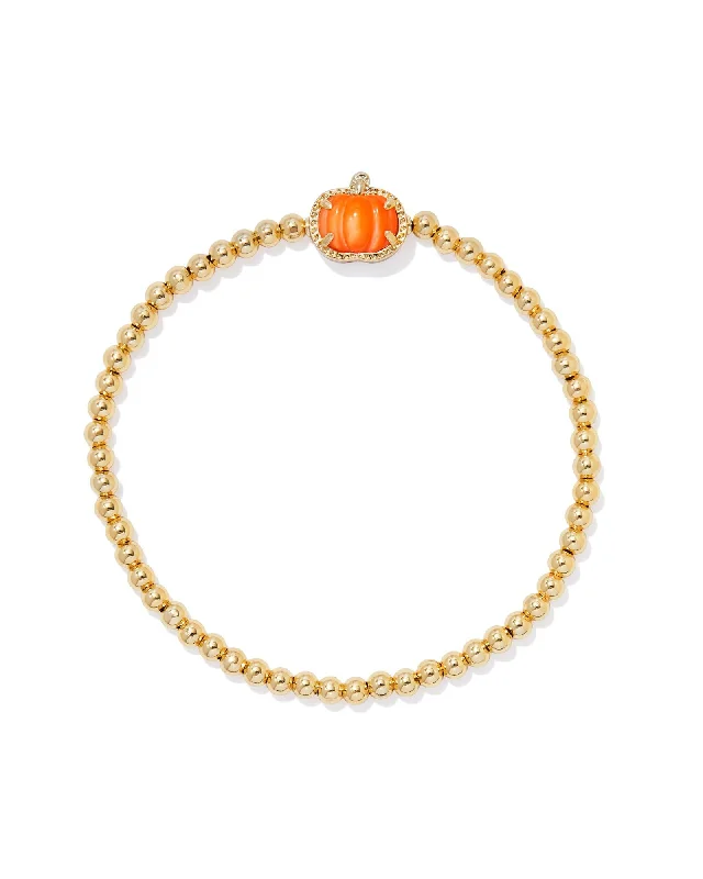 Kendra Scott Gold Pumpkin Stretch Bracelet