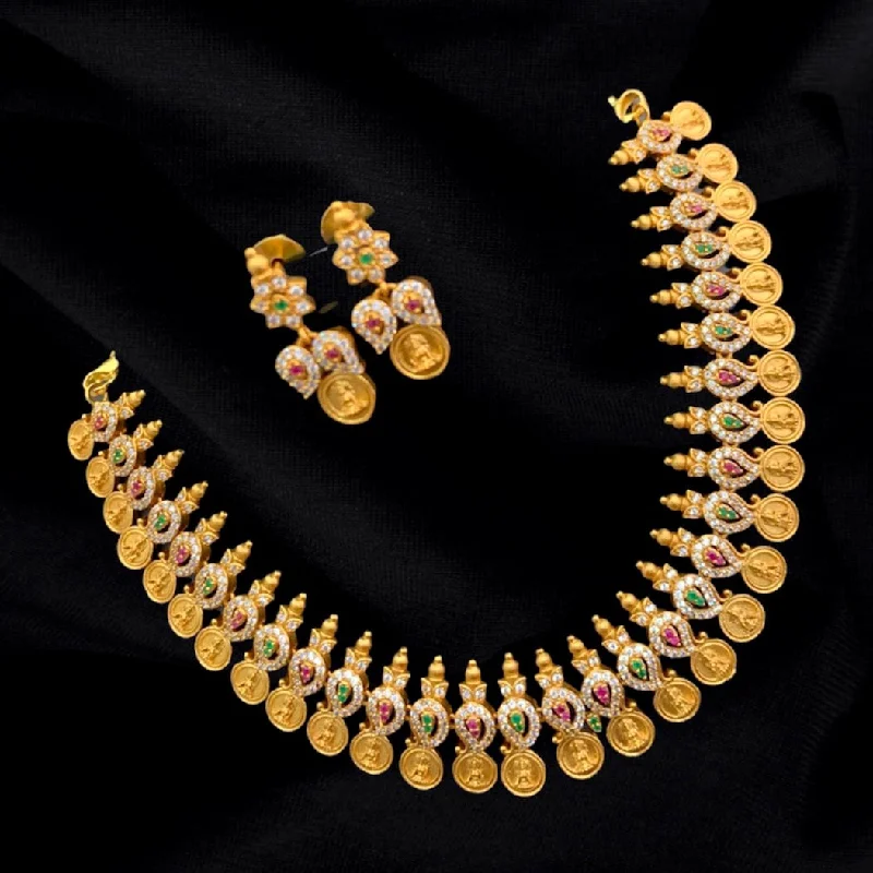 Mango Lakshmi Coin Necklace Set