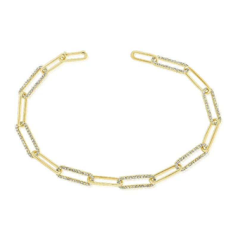 14K GOLD DIAMOND SHANA BRACELET