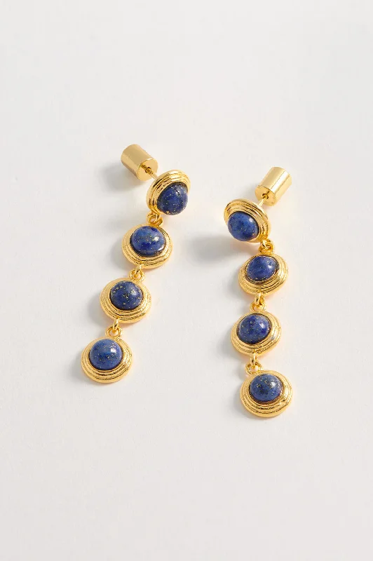 Gemstone Drop Earrings