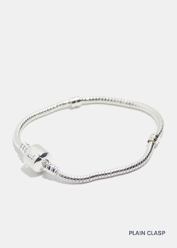 Miss A Bead Charm Bracelet - Plain Clasp