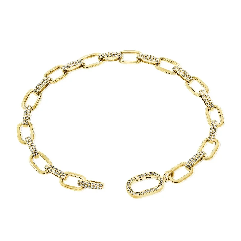 14K GOLD DIAMOND DIXIE BRACELET