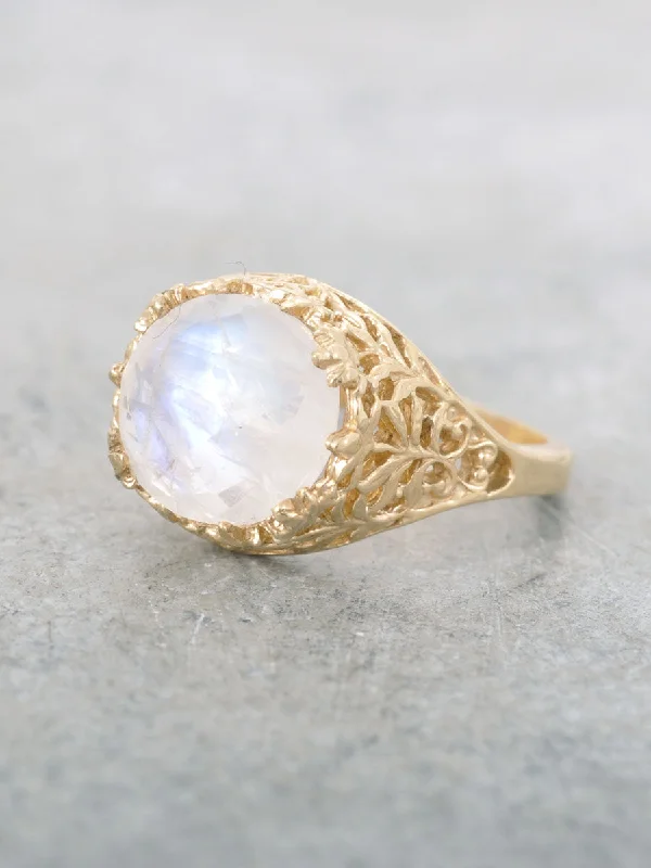 Persephone Moonstone Ring