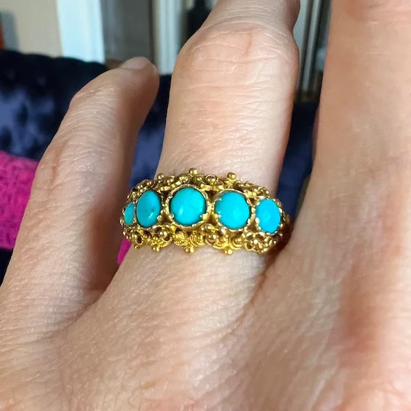 Georgian Turquoise Ring